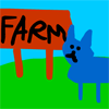 Cat-O-Blue On The Farm